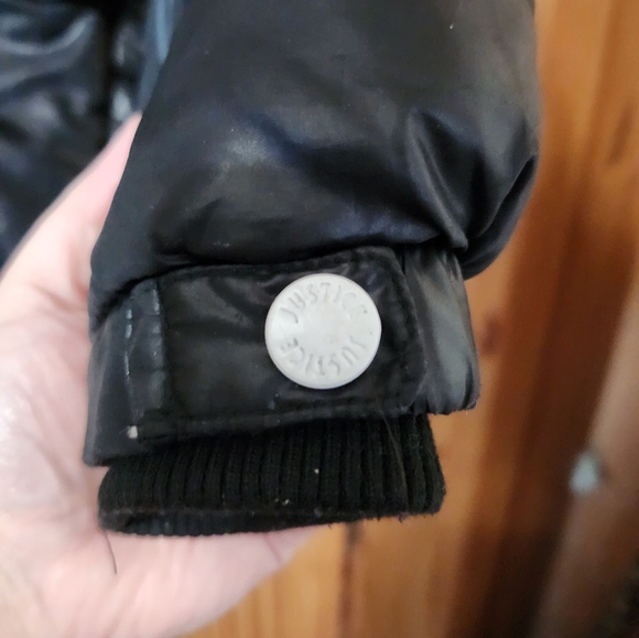Girls justice puffer coat - Picture 5 of 11